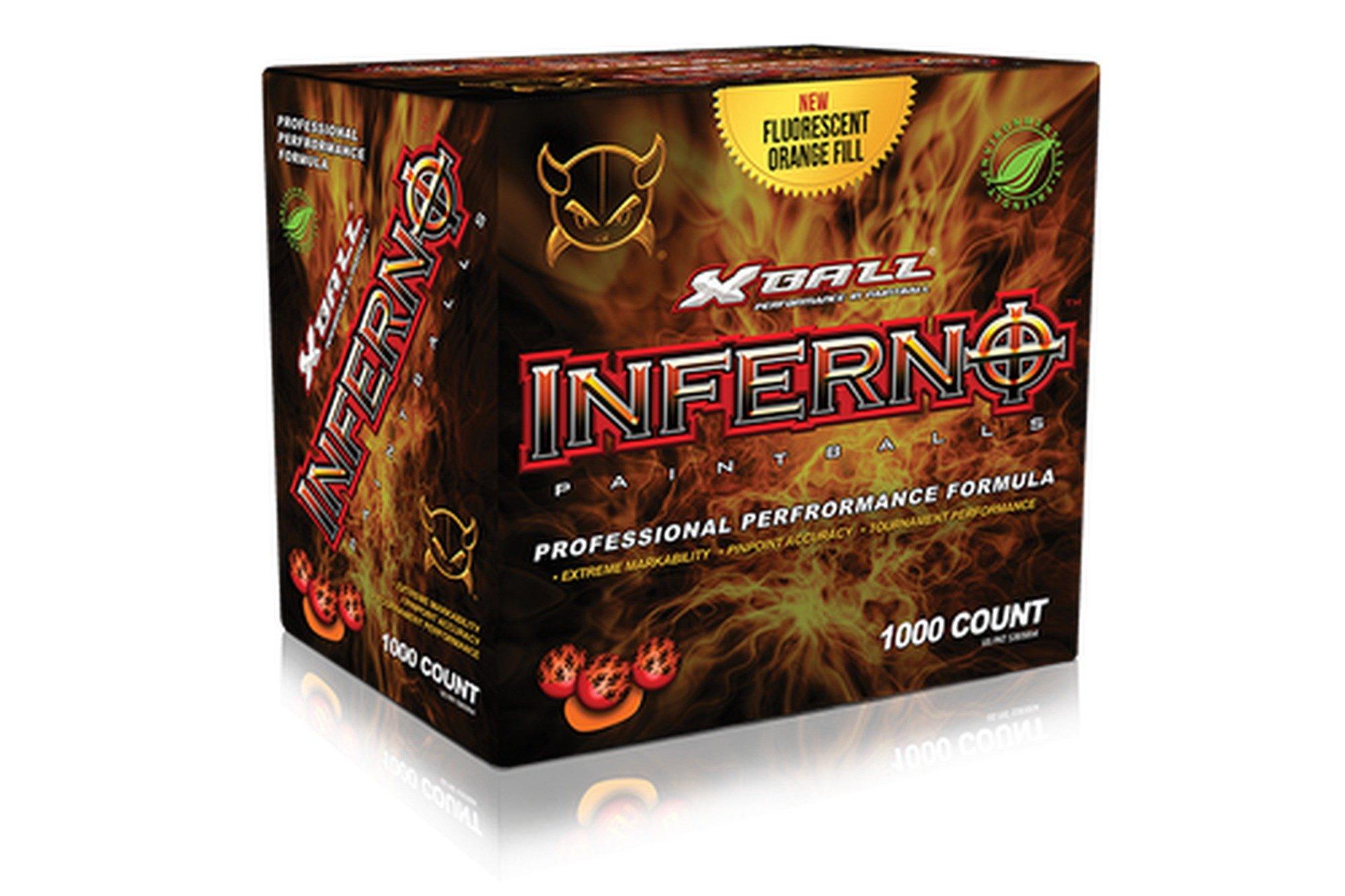 X-Ball Inferno 1,000 Count 68cal Paintballs - X-Ball