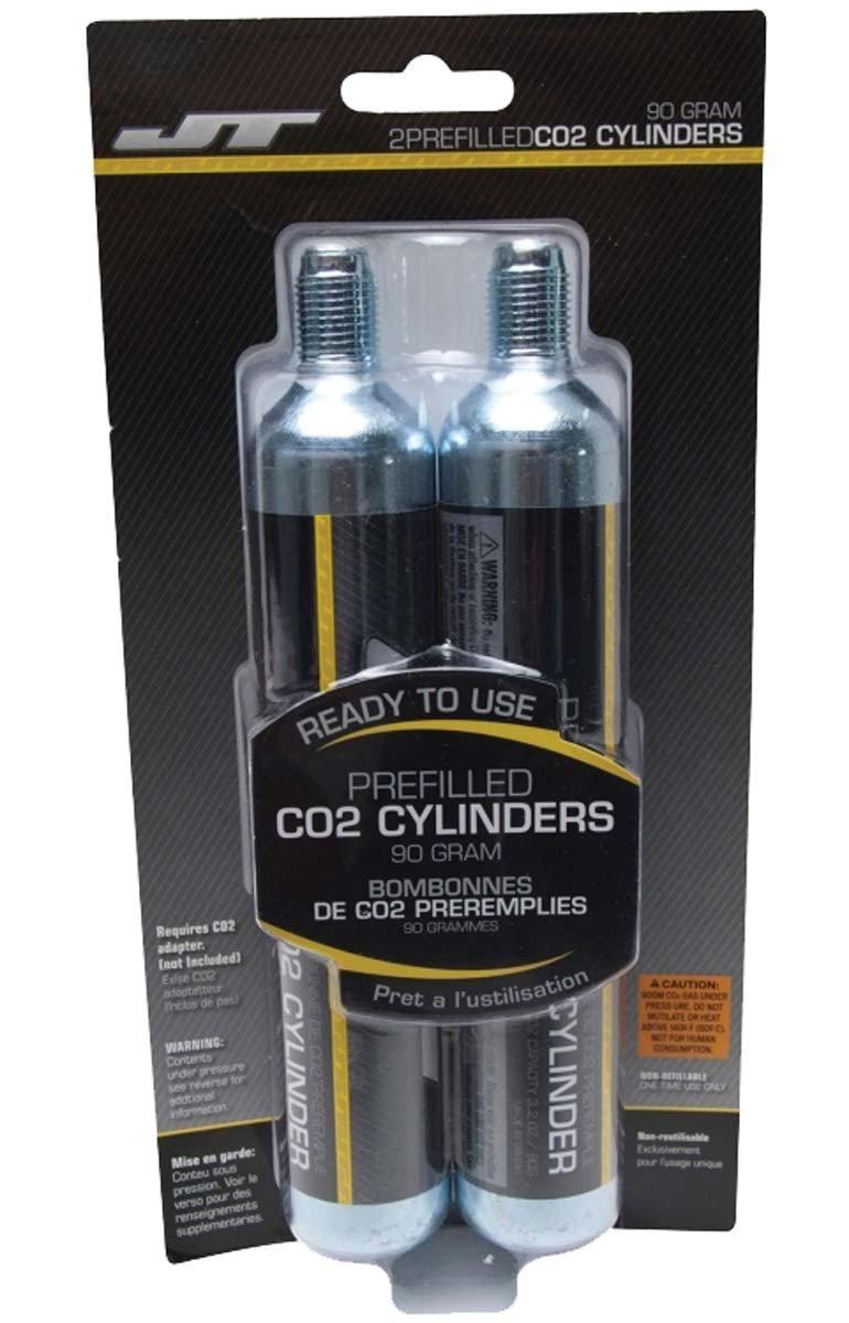 JT 90 Gram Prefilled CO2 Tank 2pk - JT