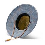 Hemlock Hat Co Printed Brim Straw Sun Hat - Thumbnail 1 of 2