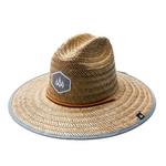 Hemlock Hat Co Printed Brim Straw Sun Hat - Thumbnail 2 of 2