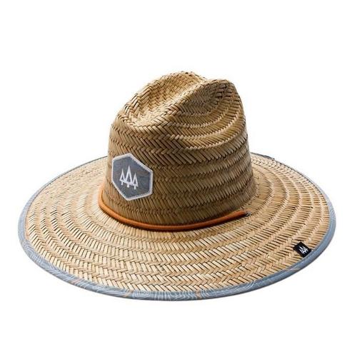 Hemlock Hat Co Printed Brim Straw Sun Hat - Primary Image