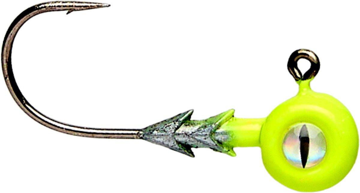 15598::Chartreuse - Scheels Outfitters Round Tungsten Jighead