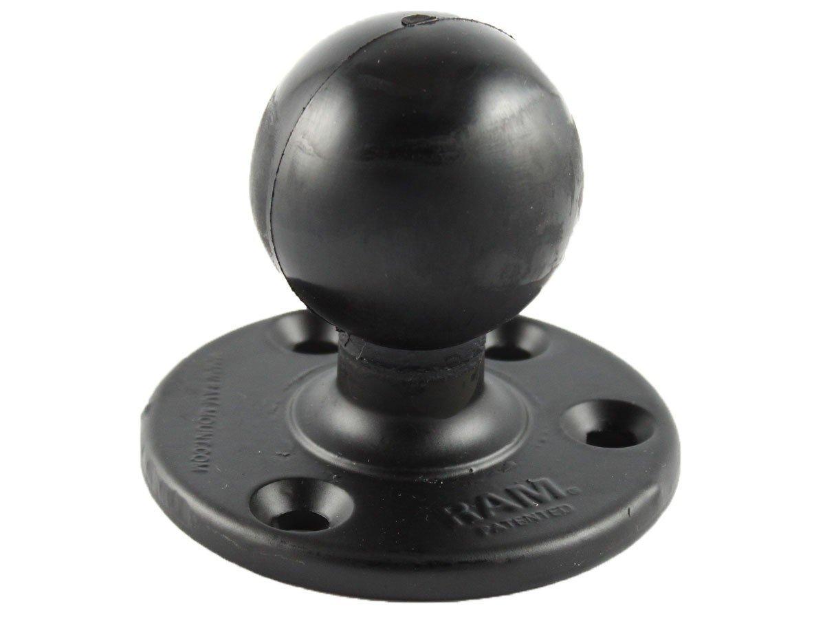 RAM Mount Large Round Plate with Ball - Hannays Inc.