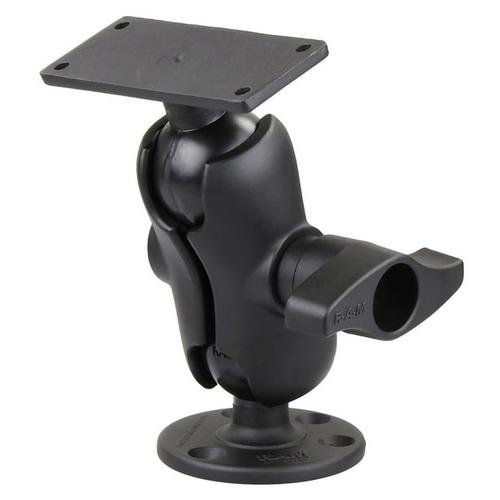 RAM Drill-Down Double Ball Mount for Humminbird Helix 8, 9, 10 & 12 - Primary Image