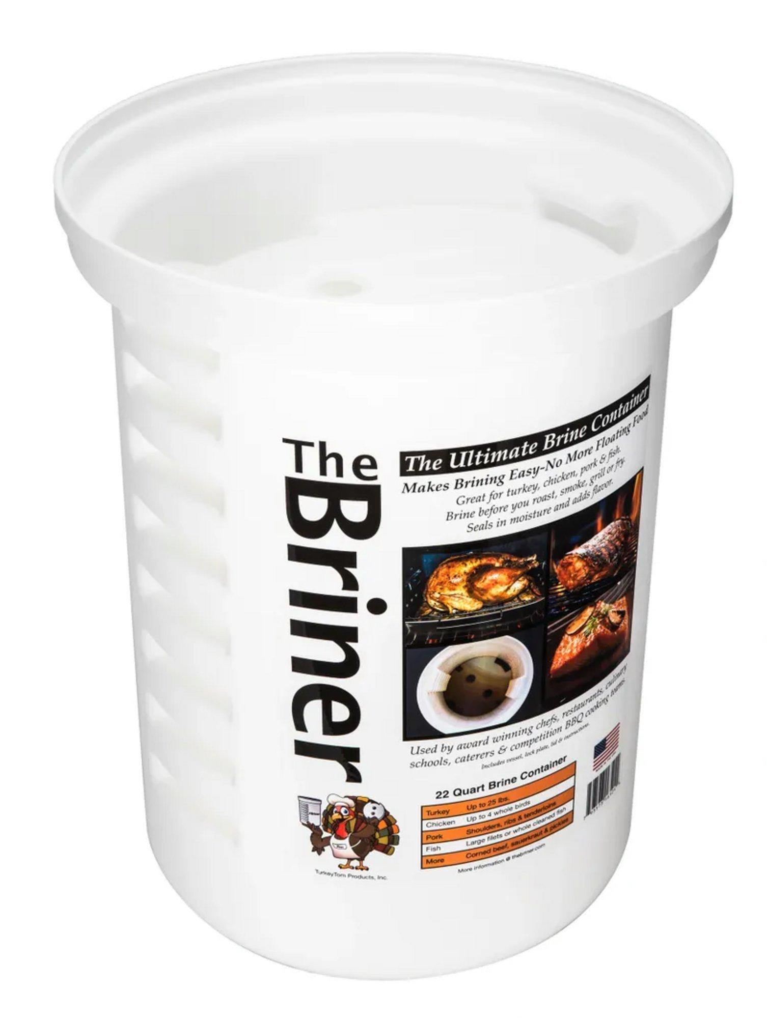 TurkeyTom The Briner 22 qt. Ultimate Brining Container - TurkeyTom Products Inc.