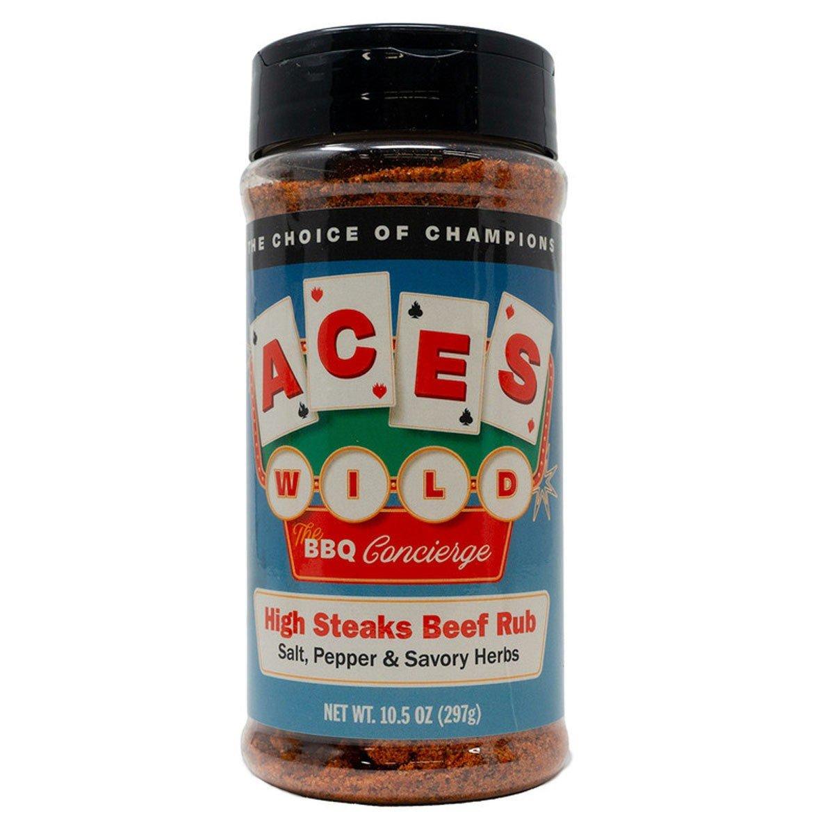 Aces Wild High Steaks Beef Rub - Aces Wild