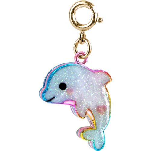 Charm It Glitter Tie-Dye Dolphin Charm - Primary Image