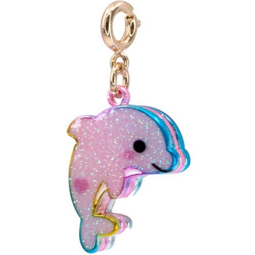 Charm It Glitter Tie-Dye Dolphin Charm - Primary Image