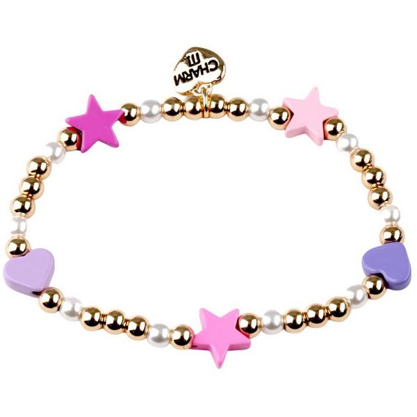 Charm It Stretch Heart & Star Bracelets