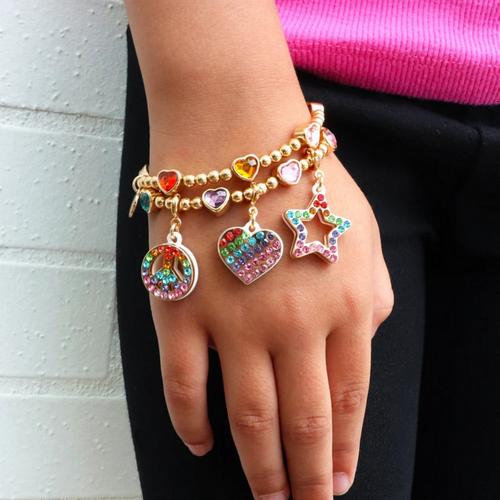 Charm It Rainbow Sparkle Star Charm - Primary Image