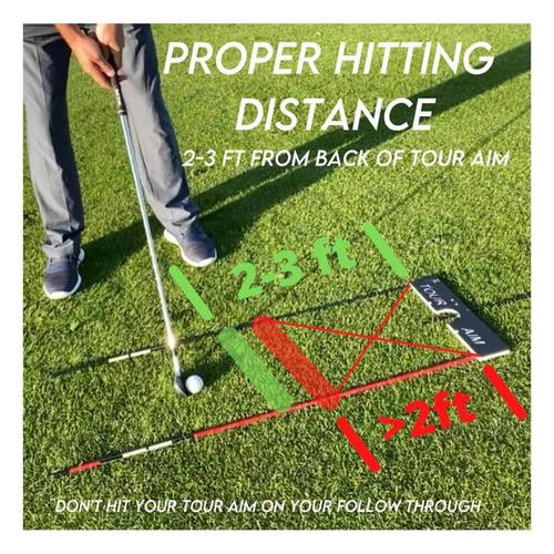 Tour Aim Golf Tour Aim 2.0 Alignment Training Aid with Alignment Sticks - Primary Image