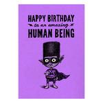 Bald Guy Greetings Amazing Human Being Card - Thumbnail 1 of 2