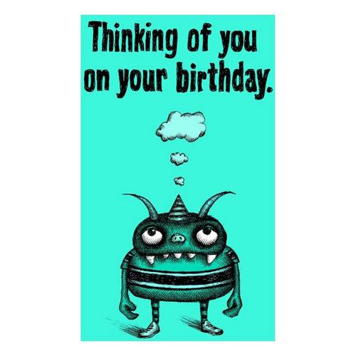 Bald Guy Greetings Not Obsessing Card - Primary Image