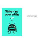 Bald Guy Greetings Not Obsessing Card - Thumbnail 2 of 2