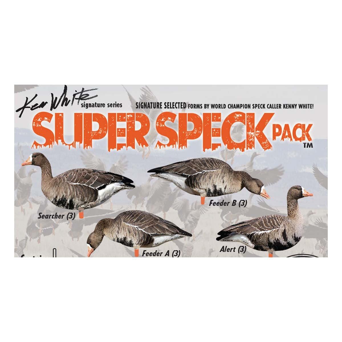 Big Al's Ken White Super Speck Goose Silhouettes 12 Pack - Big Al's Decoys
