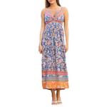 Women's Angie Keyhole Twist Maxi Dress - Thumbnail 1 of 3