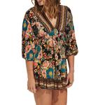 Women's Angie Babydoll 3/4 Sleeve Dress - Thumbnail 2 of 3