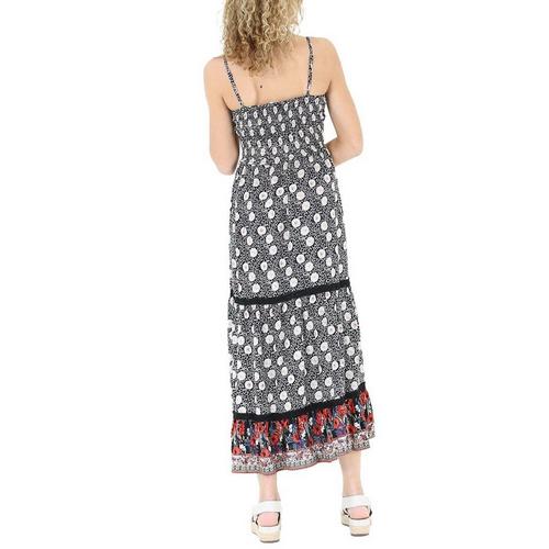 chinese dress ladies Angie Tie Front Maxi Dress- Baby Blue  White Haven