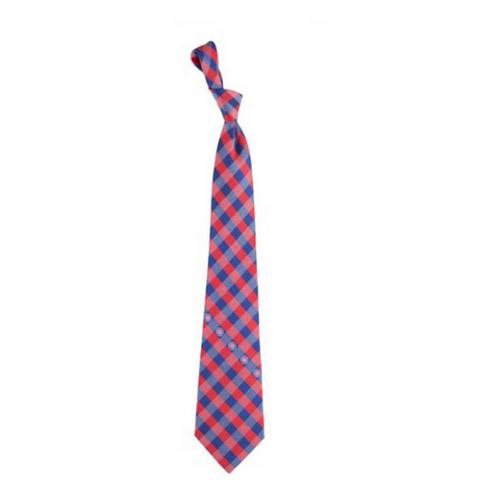 Eagles Wings Chicago Cubs Check Tie - Primary Image