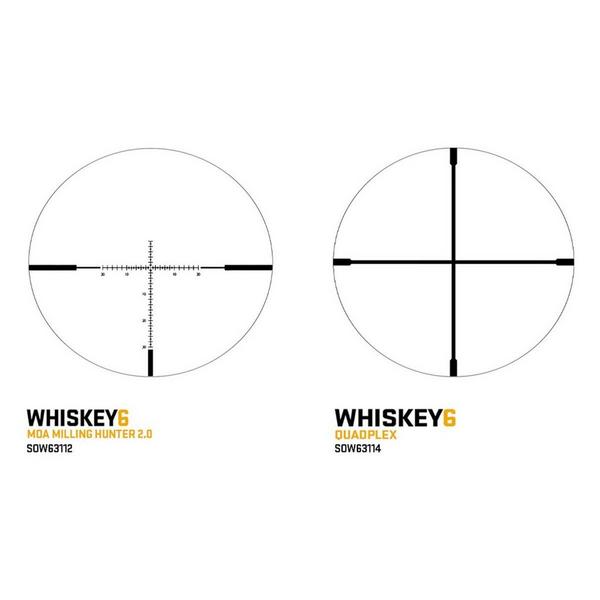 SIG SAUER Whiskey6 3-18x44mm Multi-Lock Zero Stop Riflescope