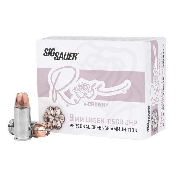SIG SAUER Rose V-Crown JHP Handgun Ammunition
