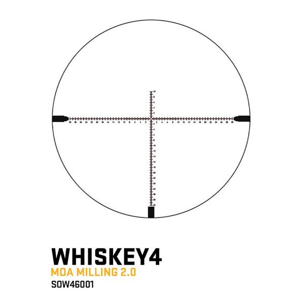SIG SAUER WHISKEY4 6-24x50mm Non-Illuminated Riflescope