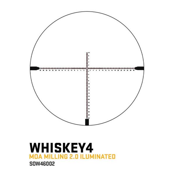 SIG SAUER WHISKEY4 6-24x50mm Illuminated Riflescope
