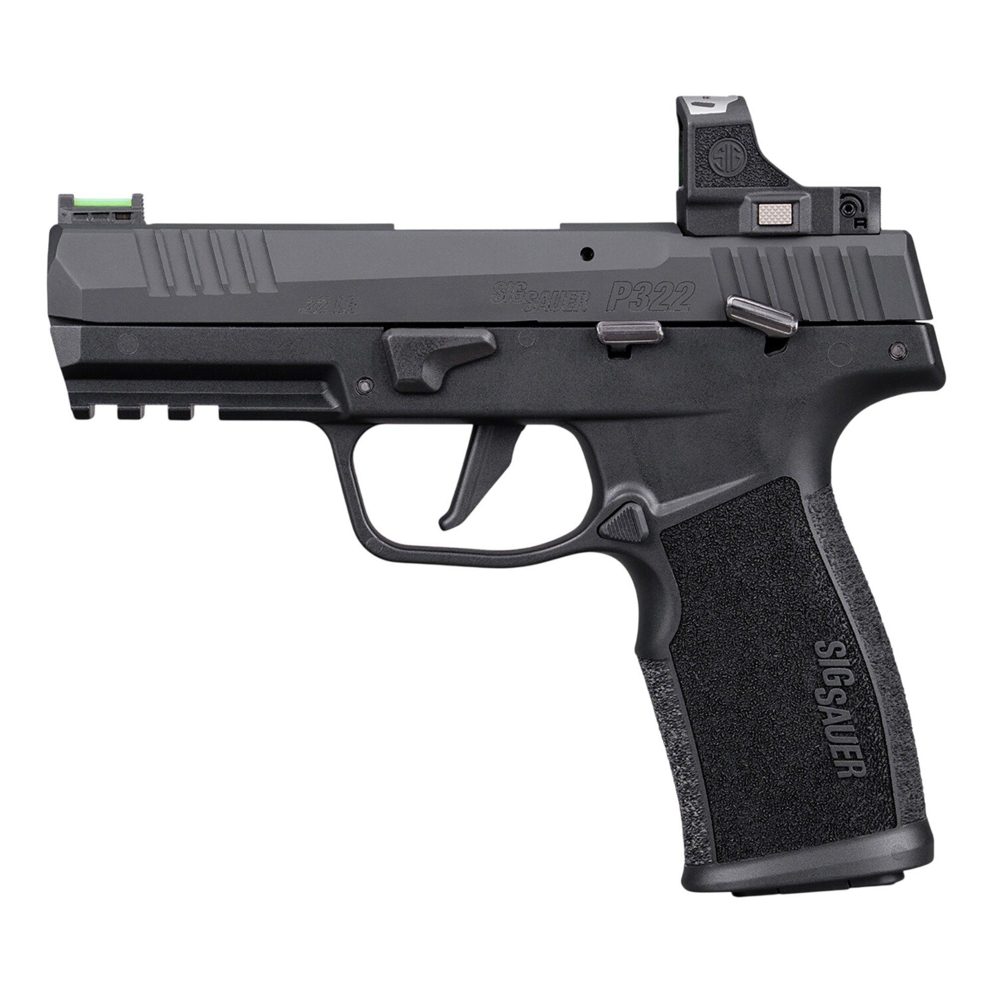 SIG SAUER P322 With Sig ROMEO-RS Compact Red Dot & Threaded Barrel 22 ...