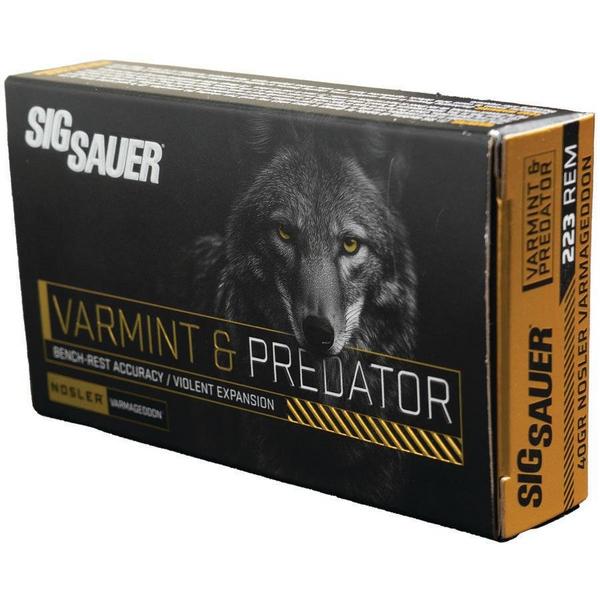 SIG SAUER Varmint & Predator Rifle Ammunition