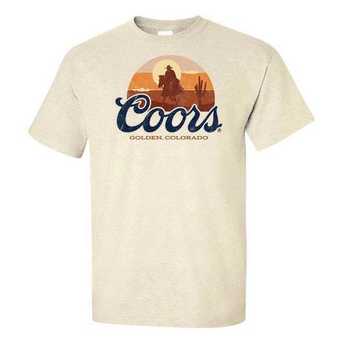 Men's Brew City Coors Banquet Cowboy Prairie T-Shirt - Primary Image