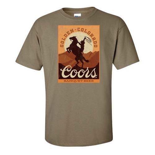 Men's Brew City Coors Banquet Cowboy Giddy Up T-Shirt - Primary Image