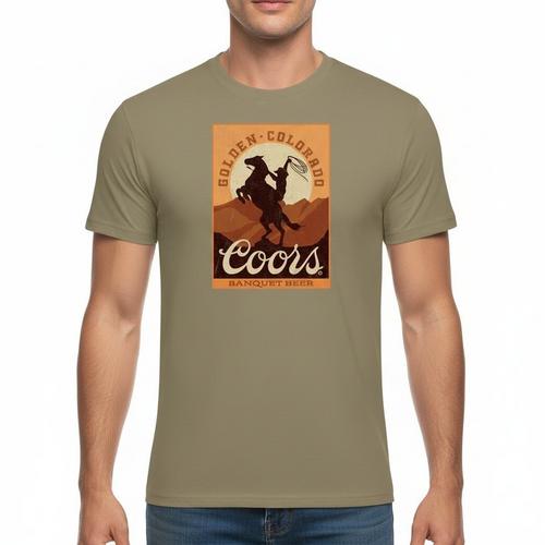 Men's Brew City Coors Banquet Cowboy Giddy Up T-Shirt - Primary Image