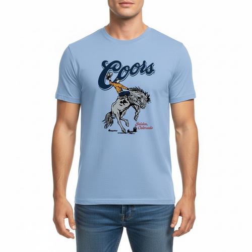 Men's Brew City Coors Bronco Born in Rkes T-Shirt - Primary Image