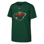 Genuine Stuff Kids' Minnesota Wild Quinn Hughes #43 FLAT Name & Number T-Shirt - Thumbnail 3 of 3