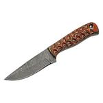 Rite Edge Damascus Steel Tree Ridge Hunter Fixed Blade Knife - Thumbnail 1 of 4