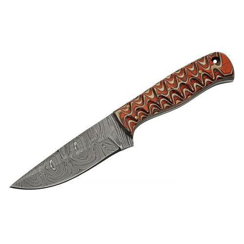 Rite Edge Damascus Steel Tree Ridge Hunter Fixed Blade Knife - Primary Image