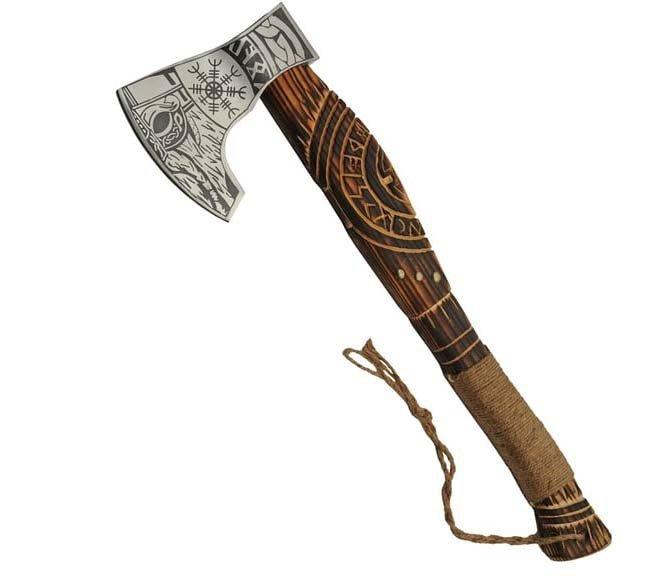 SZCO Supplies 20.5" Etched Viking Axe - SZCO Supplies