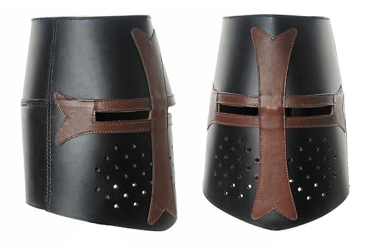 SZCO Supplies SZCO Leather Crusader Helmet - SZCO Supplies