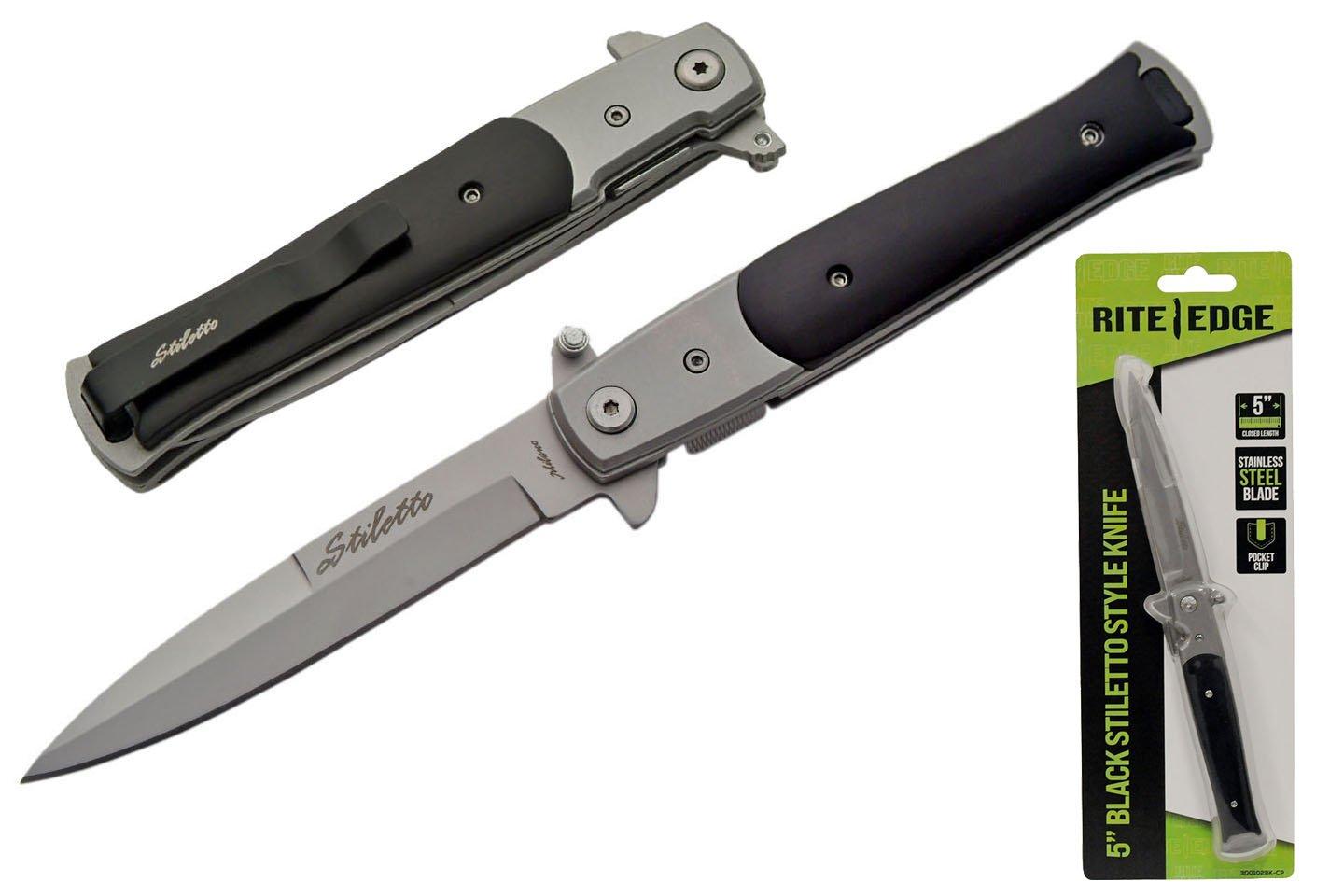 Rite Edge Stilleto Style Folding Knife - Rite Edge
