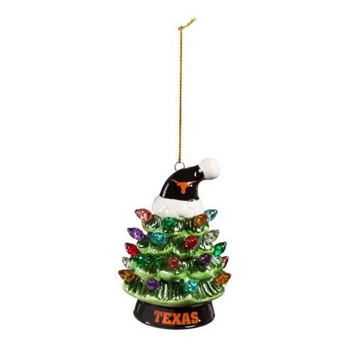 Evergreen Enterprise Texas Longhorns Tree w/Hat Ornament - Primary Image