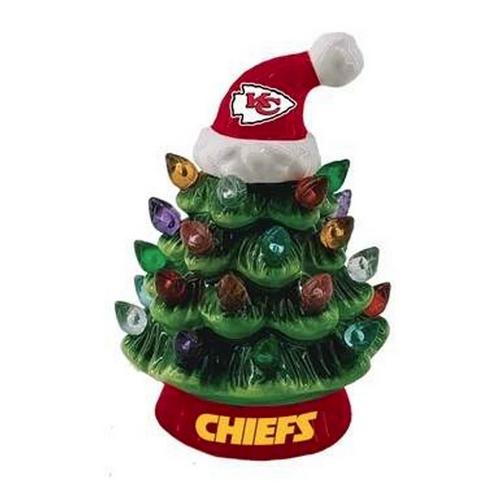 Evergreen Enterprise Kansas City Chiefs 8" Tabletop Christmas Tree - Primary Image