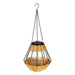Evergreen Enterprise Metal & Rattan Hanging Solar Lantern (Style May Vary) - Thumbnail 3 of 7