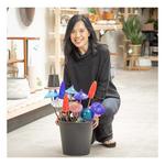 Evergreen Enterprise Garden of Wonder Garden Stake, Art Glass Mushroom (Colors May Vary) - Thumbnail 2 of 2