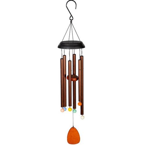 Evergreen Enterprise 33in Garden of Wonder Wind Chime Voice Activated Solar Chime - Primary Image