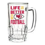 Evergreen Enterprise Kansas City Chiefs 16oz Tankard Glass - Thumbnail 1 of 2