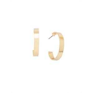 Sorrelli Bex Flat Hoop Earrings