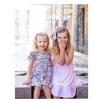 Girls' Mabel + Honey Flower Farm Square Neck Babydoll Dress - Thumbnail 3 of 4
