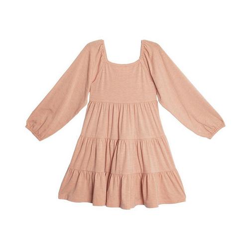 Toddler Girls' Mabel + Honey Flower Mae Long Sleeve Babydoll Dress - Primary Image
