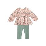 Toddler Girls' Mabel + Honey Organic Blooms Shirt and Leggings Set - Thumbnail 2 of 2
