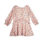 Girls' Mabel + Honey Organic Blooms Long Sleeve Midi Babydoll Dress - Thumbnail 1 of 2